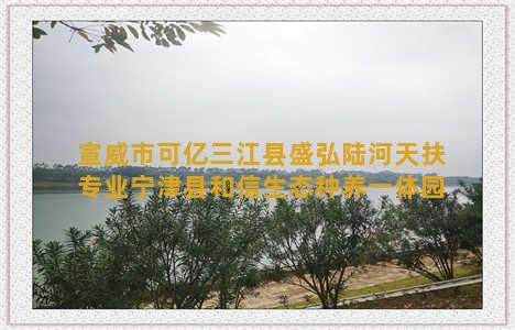 宣威市可亿三江县盛弘陆河天扶专业宁津县和信生态种养一体园